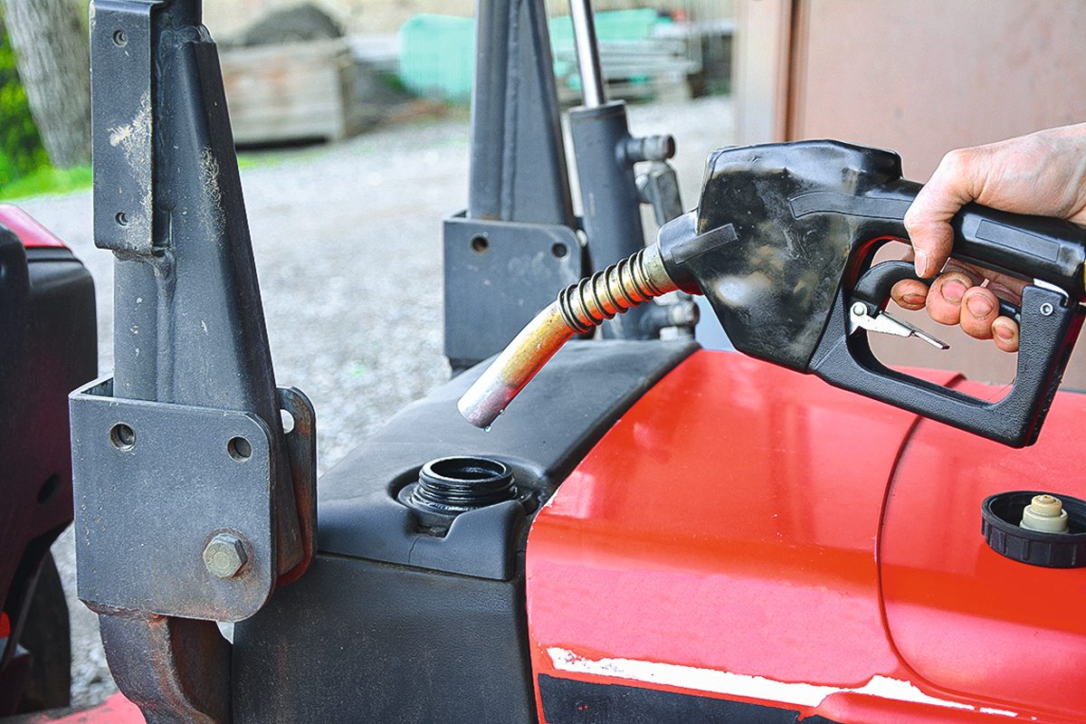 Diesel tanken 
