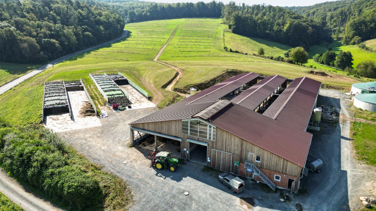 Neuer Kuhstall Versuchsbetrieb Gladbacher Hof