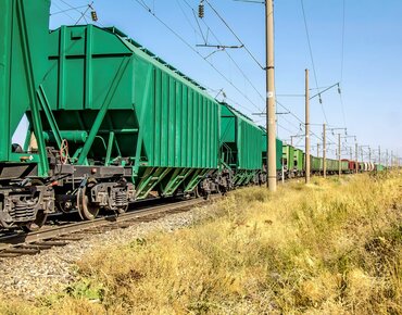 Wagons zum Getreidetransport