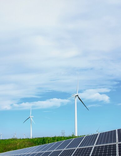 Windkraft und Solar 