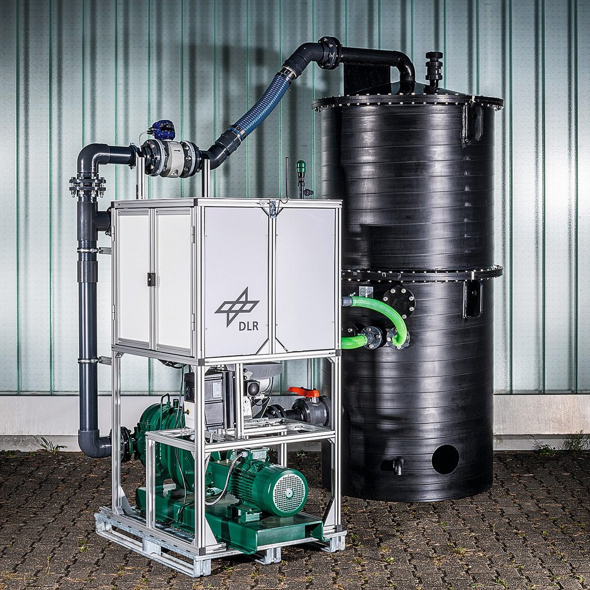 Prototyp der Nunos-Anlage zur Gülleaufbereitung