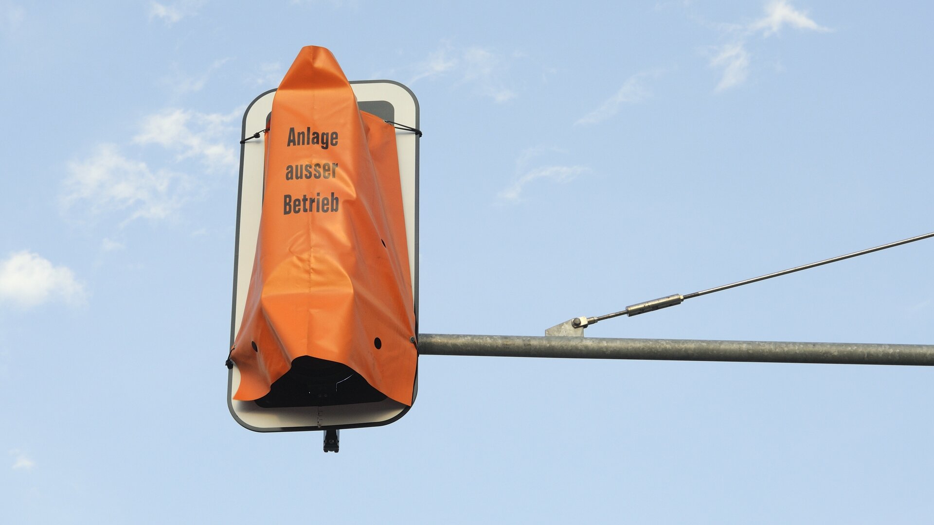 Abgedeckte Ampel