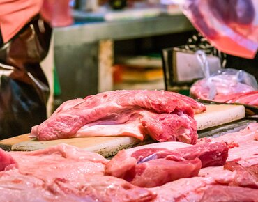 Fleischmarkt in China