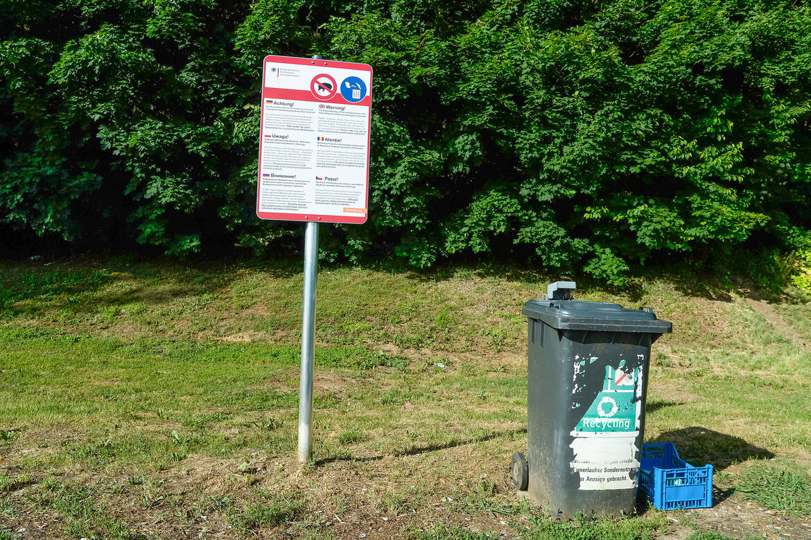 Mülltonne ASP Essensreste