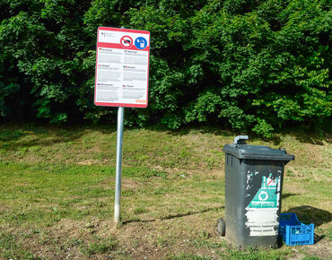 Mülltonne ASP Essensreste