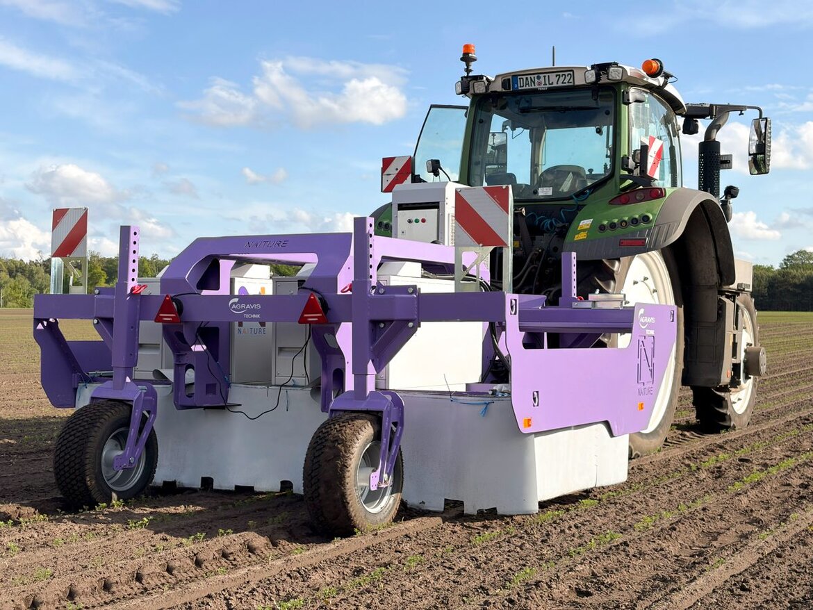 Lasermaschine zur Unkrautbekämpfung