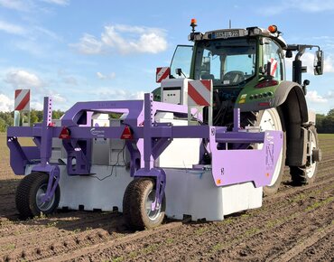 Lasermaschine zur Unkrautbekämpfung