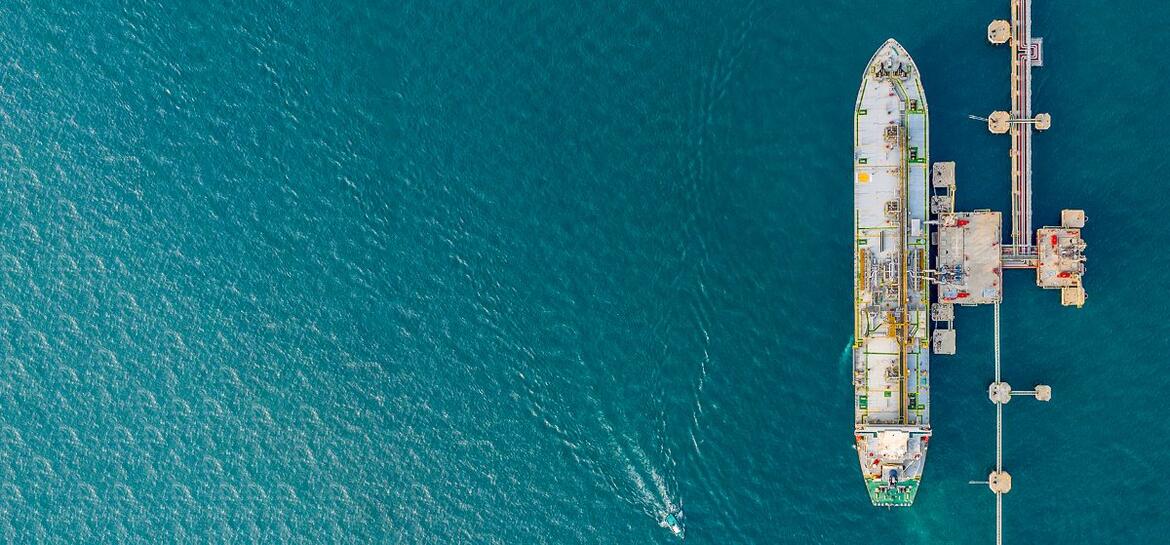 Schiff für den Dieseltransport