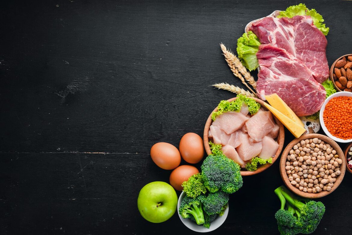 verschiedene Lebensmittel