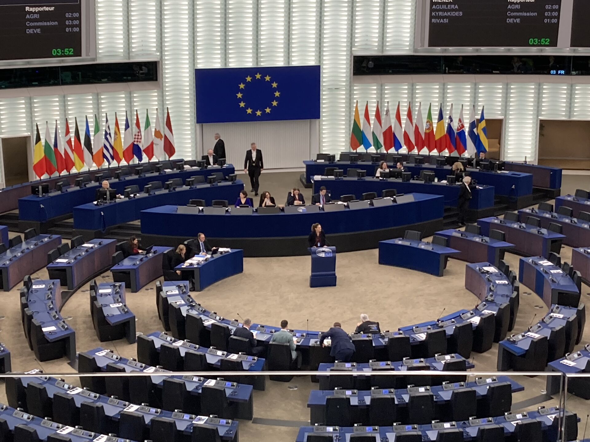 EU-Parlament bei der Abstimmung