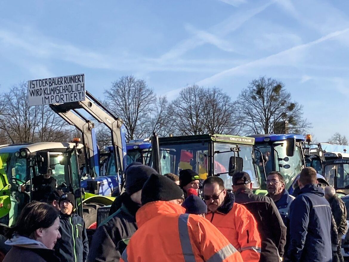 Bauernproteste. Es fährt ein Zug nach nirgendwo